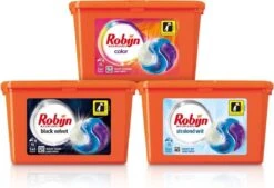 Robijn Color Black Velvet En Stralend Wit 3-in-1 Wascapsules Pakket - 3 X 15 Wasbeurten - Voordeelverpakking 13 Robijn Color Black Velvet En Stralend Wit 3-in-1 Wascapsules Pakket - 3 X 15 Wasbeurten - Voordeelverpakking -Dagelijkse Benodigdheden Winkel 1200x820 1