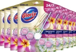 Glorix Aroma Lux Pink Jasmine & Elderflower Toiletblokken - 9 Stuks - Voordeelverpakking 15 Glorix Aroma Lux Pink Jasmine & Elderflower Toiletblokken - 9 Stuks - Voordeelverpakking -Dagelijkse Benodigdheden Winkel 1200x827 1