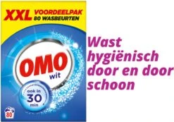 Omo Wit XXL Waspoeder 80 Wasbeurten -Dagelijkse Benodigdheden Winkel 1200x841 1