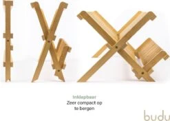 Budu Afdruiprek - Afdruiprekje Van Bamboe Hout - Afdruiprek Voor Afwas - Vaatwasrek - Keukenrek - Inklapbaar - Opvouwbaar - 9 Budu Afdruiprek - Afdruiprekje Van Bamboe Hout - Afdruiprek Voor Afwas - Vaatwasrek - Keukenrek - Inklapbaar - Opvouwbaar - -Dagelijkse Benodigdheden Winkel 1200x856