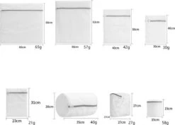 Product Depot Waszakken Voor Wasgoed - Waszak - Waszakje Lingerie - Wastas - Set Van 8 14 Product Depot Waszakken Voor Wasgoed - Waszak - Waszakje Lingerie - Wastas - Set Van 8 -Dagelijkse Benodigdheden Winkel 1200x858 1