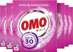 Omo Kleur Waspoeder - 6 X 14 Wasbeurten - Voordeelverpakking -Dagelijkse Benodigdheden Winkel 1200x861 1