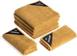 Klud Vaatdoek Set - 7 Dagen - Curry 10 Klud Vaatdoek Set - 7 Dagen - Curry -Dagelijkse Benodigdheden Winkel 1200x879