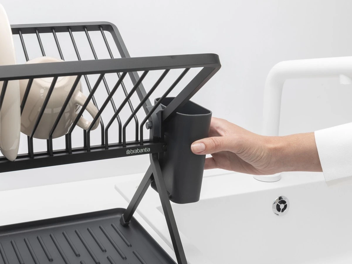 Brabantia SinkSide Afdruiprek - Inklapbaar - Compact - Dark Grey 7 Brabantia SinkSide Afdruiprek - Inklapbaar - Compact - Dark Grey - Afbeelding 5