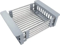 IBright Verstelbare Keukenrek - Gootsteen Mand - Afdruiprek – Vergiet – Verstelbaar In Lengte - Uitschuifbaar - RVS Grijs 21 IBright Verstelbare Keukenrek - Gootsteen Mand - Afdruiprek – Vergiet – Verstelbaar In Lengte - Uitschuifbaar - RVS Grijs -Dagelijkse Benodigdheden Winkel 1200x914