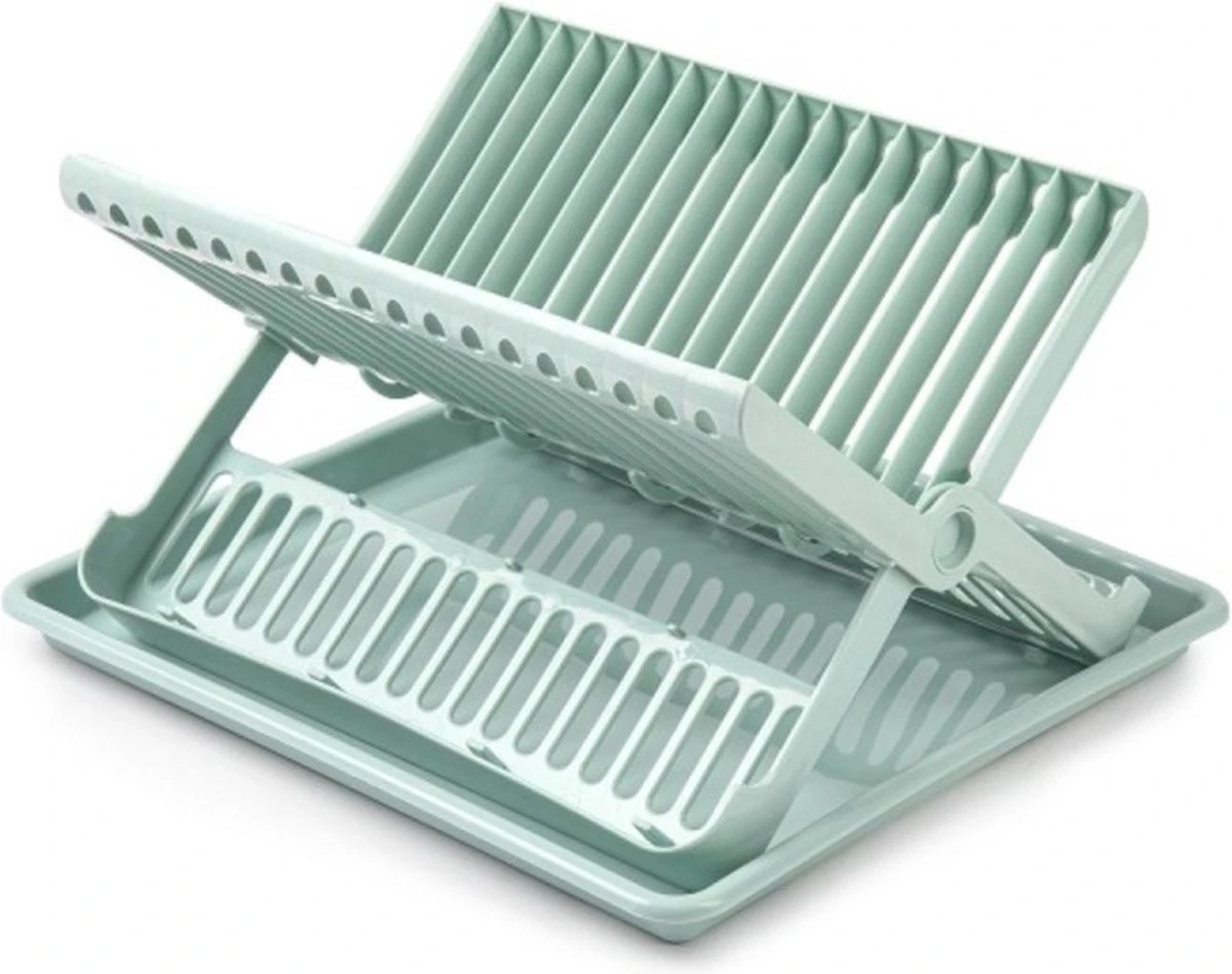 Mintgroen Afdruiprek 2-laags Met Lekbak 37 X 33 Cm - Keukenbenodigdheden - Afwassen/drogen - Afdruiprekken Met Lekbak 3 Mintgroen Afdruiprek 2-laags Met Lekbak 37 X 33 Cm - Keukenbenodigdheden - Afwassen/drogen - Afdruiprekken Met Lekbak