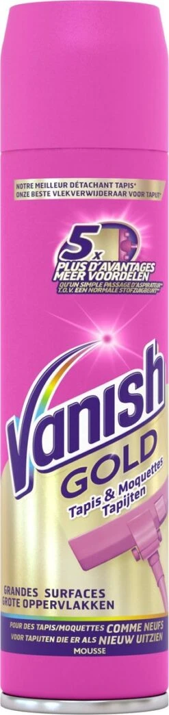Vanish Gold Mousse Voor Tapijt Vlekkenverwijderaar - 600 Ml -Dagelijkse Benodigdheden Winkel 284x1200 4