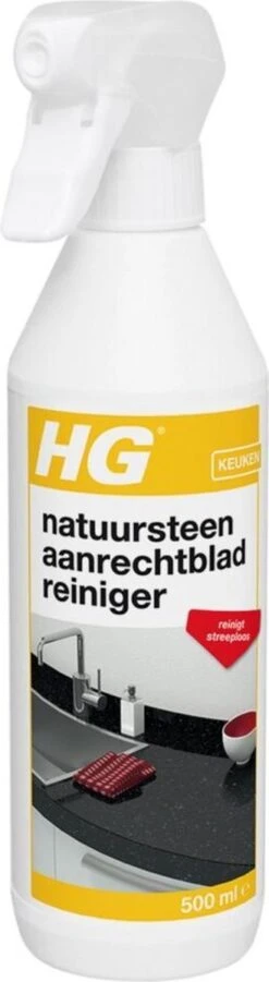 HG Natuurstenen Aanrechtbladreiniger - 500ml - Veilig In Gebruik - Streeploos Schoon - Dagelijkse Reiniging -Dagelijkse Benodigdheden Winkel 329x1200 2