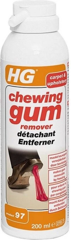 HG Chewing Gum Remover (HG Product 97) - 200ml - Bevriest Kauwgom 13 HG Chewing Gum Remover (HG Product 97) - 200ml - Bevriest Kauwgom -Dagelijkse Benodigdheden Winkel 354x1200 1