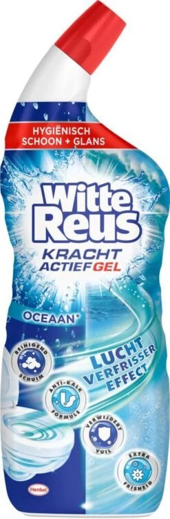 Witte Reus Toiletreiniger - Kracht Actief Gel Oceaan - Voordeelverpakking 10 X 700ml 12 Witte Reus Toiletreiniger - Kracht Actief Gel Oceaan - Voordeelverpakking 10 X 700ml -Dagelijkse Benodigdheden Winkel 393x1200 2