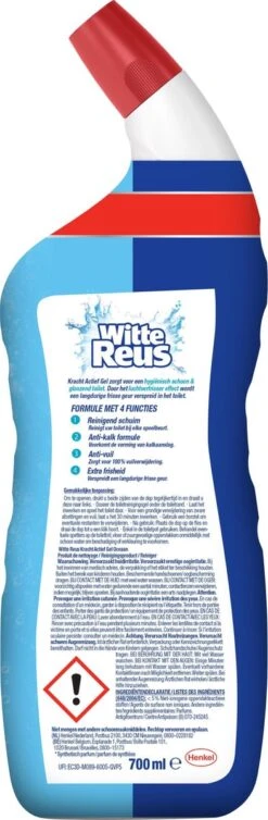 Witte Reus Toiletreiniger - Kracht Actief Gel Oceaan - Voordeelverpakking 10 X 700ml 16 Witte Reus Toiletreiniger - Kracht Actief Gel Oceaan - Voordeelverpakking 10 X 700ml -Dagelijkse Benodigdheden Winkel 393x1200 3