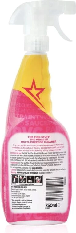 The Pink Stuff The Miracle Allesreiniger 750 Ml 12 The Pink Stuff The Miracle Allesreiniger 750 Ml -Dagelijkse Benodigdheden Winkel 396x1200 1