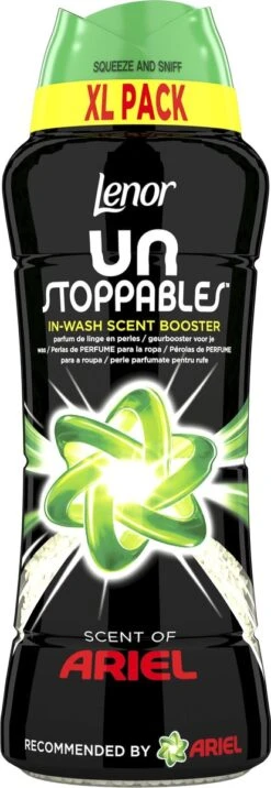 Lenor Unstoppables Geur Van Ariel Geurparels - In-Wash Geurbooster - 510g -Dagelijkse Benodigdheden Winkel 414x1200 1