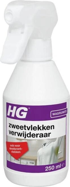 HG Zweetvlekkenverwijderaar - 250ml - Effectief Tegen Zweet- En Deodorantvlekken - Geschikt Voor Wit En Gekleurd Textiel 9 HG Zweetvlekkenverwijderaar - 250ml - Effectief Tegen Zweet- En Deodorantvlekken - Geschikt Voor Wit En Gekleurd Textiel -Dagelijkse Benodigdheden Winkel 451x1200 4