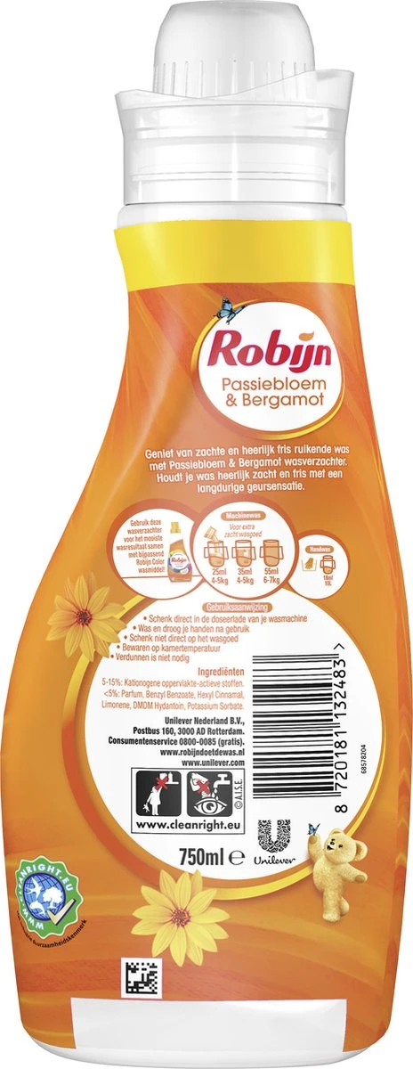 Robijn Perfect Match Stralend Wit, Black Velvet En Color Wasmiddel - En Wasverzachter Pakket - 6 Stuks - Voordeelverpakking 10 Robijn Perfect Match Stralend Wit, Black Velvet En Color Wasmiddel - En Wasverzachter Pakket - 6 Stuks - Voordeelverpakking - Afbeelding 8