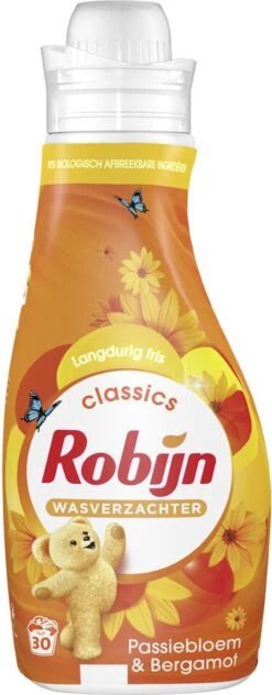Robijn Classics Passiebloem & Bergamot Wasverzachter - 8 X 30 Wasbeurten - Voordeelverpakking 21 Robijn Classics Passiebloem & Bergamot Wasverzachter - 8 X 30 Wasbeurten - Voordeelverpakking -Dagelijkse Benodigdheden Winkel 469x1200 2