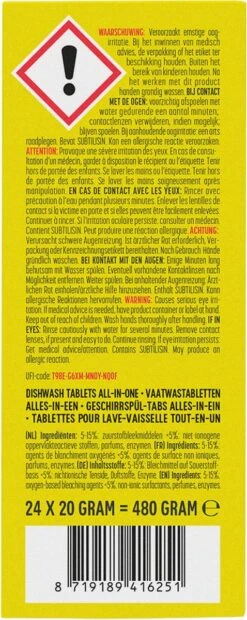 Marcel's Green Soap Vaatwastabletten Grapefruit & Limoen - 25 Stuks -Dagelijkse Benodigdheden Winkel 478x1200 1