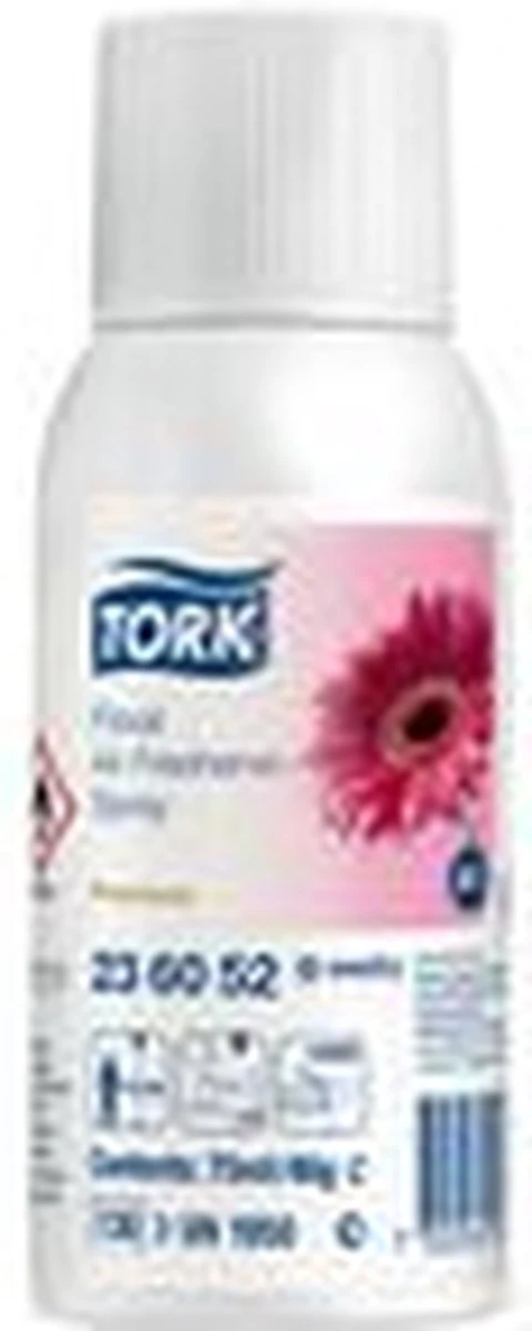 Tork Navulling Voor Luchtverfrisser Bloemen Systeem A1 Flacon Van 75 Ml 4 Tork Navulling Voor Luchtverfrisser Bloemen Systeem A1 Flacon Van 75 Ml - Afbeelding 2