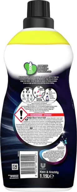 Robijn Klein & Krachtig Wasmiddel Black Velvet 1,19 Liter -Dagelijkse Benodigdheden Winkel 480x1200 10