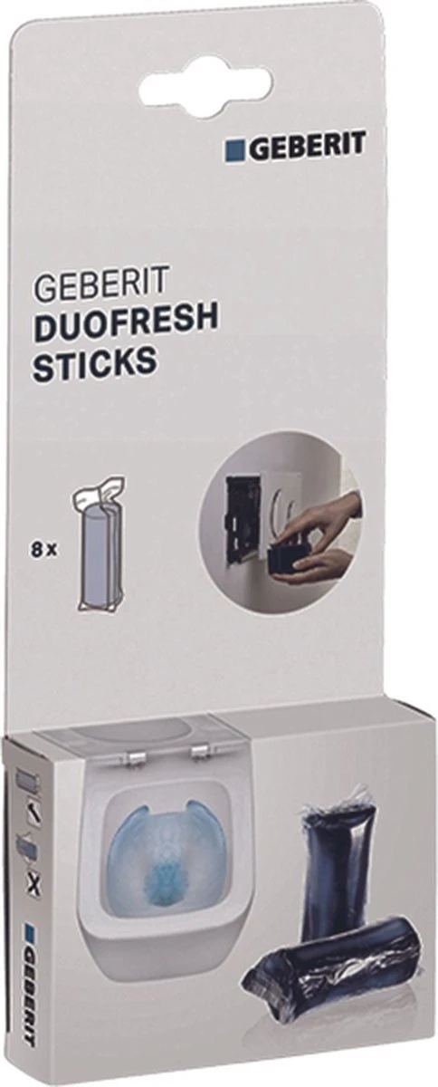 Geberit DuoFresh Sticks - 48 Stuks - Voordeelverpakking - Toilet/WC Blokjes Inbouwreservoir 8 Geberit DuoFresh Sticks - 48 Stuks - Voordeelverpakking - Toilet/WC Blokjes Inbouwreservoir - Afbeelding 6