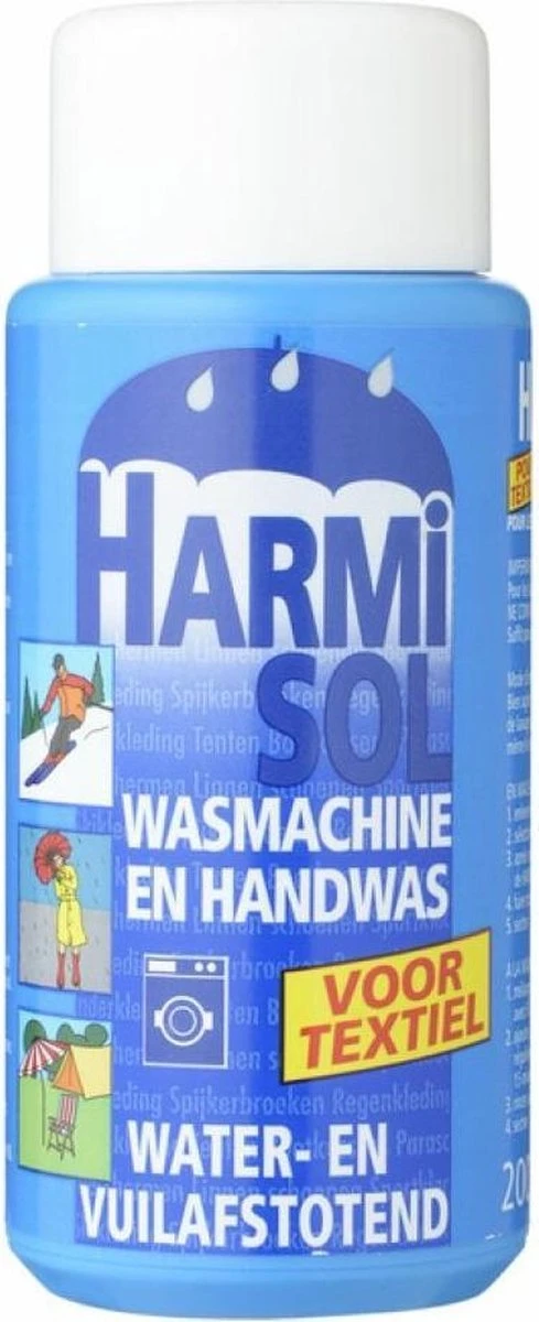 Harmisol Waterdicht Wasmachine En Handwas - 200 Ml - Textielbehandelaar 3 Harmisol Waterdicht Wasmachine En Handwas - 200 Ml - Textielbehandelaar