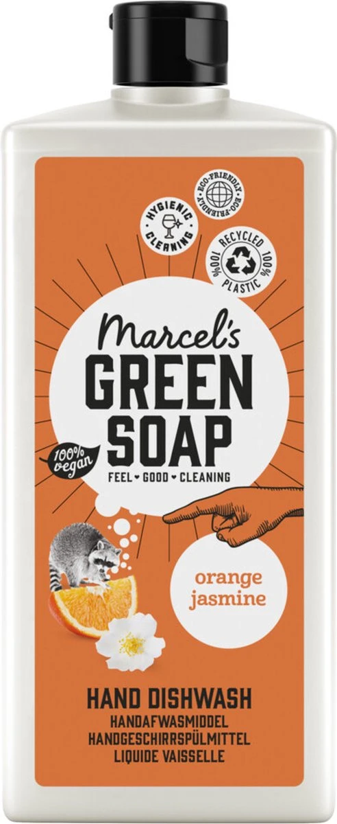 Marcel's Green Soap Afwasmiddel Sinaasappel & Jasmijn - 500 Ml 3 Marcel's Green Soap Afwasmiddel Sinaasappel & Jasmijn - 500 Ml