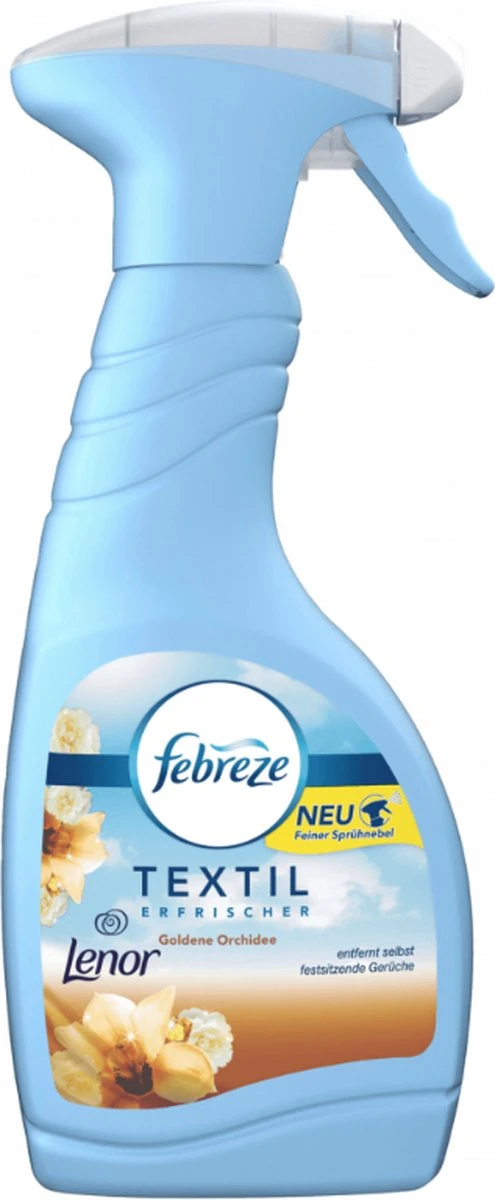 Febreze Textielverfrisser Spray | Met De Geur Van Lenor | Gouden Orchidee | 500ml | Verwijderd Nare Geuren 3 Febreze Textielverfrisser Spray | Met De Geur Van Lenor | Gouden Orchidee | 500ml | Verwijderd Nare Geuren