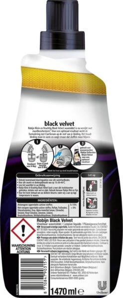 Robijn Klein & Krachtig Black Velvet Vloeibaar Wasmiddel - 2 X 42 Wasbeurten - Voordeelverpakking 10 Robijn Klein & Krachtig Black Velvet Vloeibaar Wasmiddel - 2 X 42 Wasbeurten - Voordeelverpakking -Dagelijkse Benodigdheden Winkel 496x1200 3