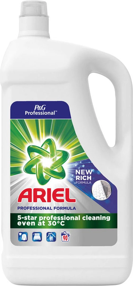 Ariel - Proffesional - Vloeibaar Wasmiddel - Regular - 100 Wasbeurten - 5L - 3 Ariel - Proffesional - Vloeibaar Wasmiddel - Regular - 100 Wasbeurten - 5L -