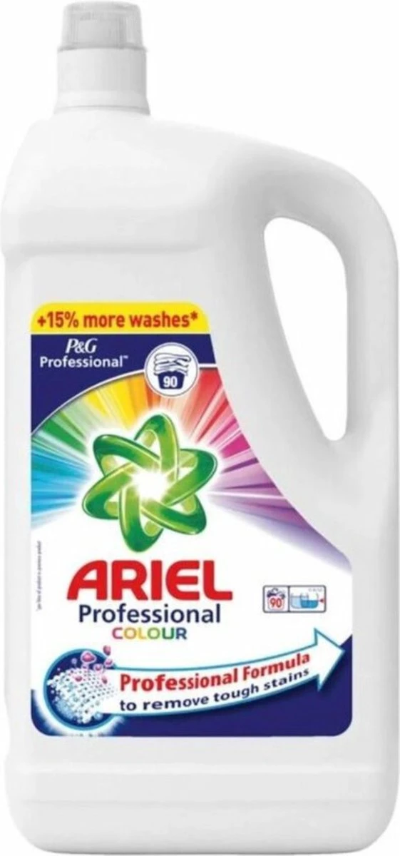 Ariel - Proffesional - Vloeibaar Wasmiddel - Color - 100 Wasbeurten - 5 Liter 3 Ariel - Proffesional - Vloeibaar Wasmiddel - Color - 100 Wasbeurten - 5 Liter