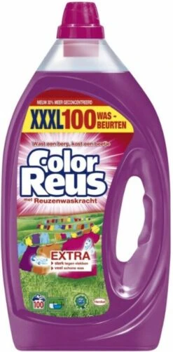 2x Witte Reus Vloeibaar Wasmiddel Color Reus 5 Liter