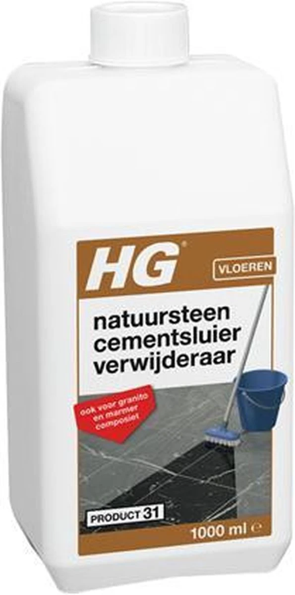HG Natuursteen Cement- & Kalksluier Verwijderaar (HG Product 31) - 1L - Veilig In Gebruik 3 HG Natuursteen Cement- & Kalksluier Verwijderaar (HG Product 31) - 1L - Veilig In Gebruik