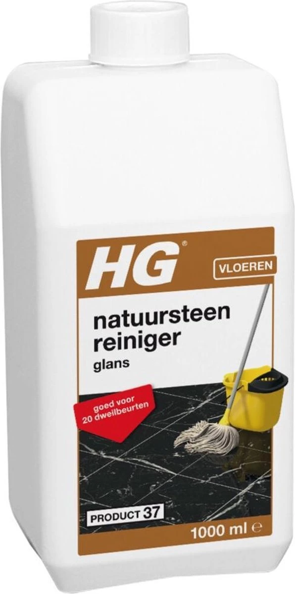 HG Natuursteenreiniger Glans (product 37) - 1L - Voor Regelmatig Gebruik Van Marmer En Kalkhoudend Natuursteen 9 HG Natuursteenreiniger Glans (product 37) - 1L - Voor Regelmatig Gebruik Van Marmer En Kalkhoudend Natuursteen - Afbeelding 7