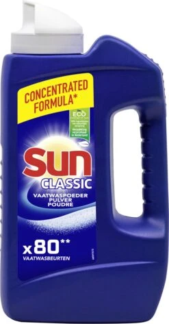 SUN® Sun Vaatwaspoeder 1,36KG - 80 Wasbeurten