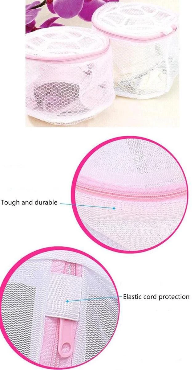 Beschermende Waszak Voor BH’s, Lingerie, Kousen, Kant En Panty’s 5 Beschermende Waszak Voor BH’s, Lingerie, Kousen, Kant En Panty’s - Afbeelding 3