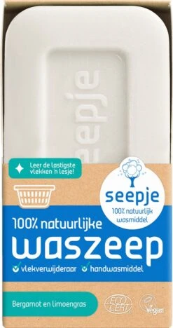 Seepje - Vast Wasmiddel - Waszeep/Vlekverwijderaar - Bergamot En Limoengras