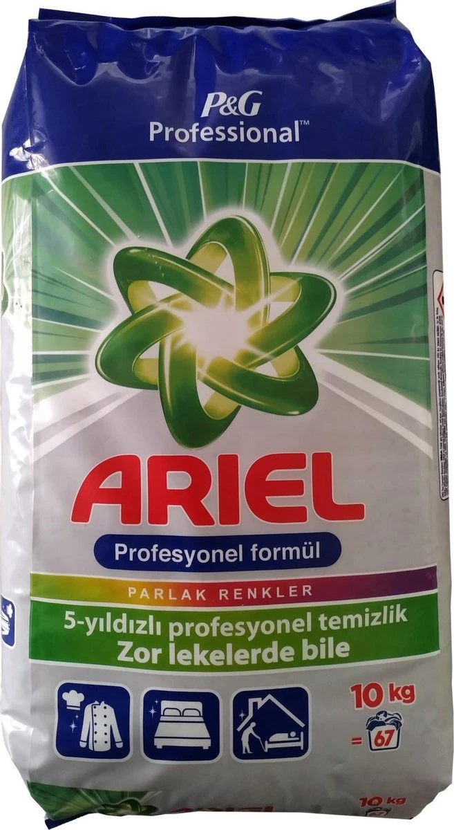 Ariel Color Waspoeder Voordeelverpakking | Tot 330kg Was , 10 KG | Voor Alle Soorten Was 4 Ariel Color Waspoeder Voordeelverpakking | Tot 330kg Was , 10 KG | Voor Alle Soorten Was - Afbeelding 2