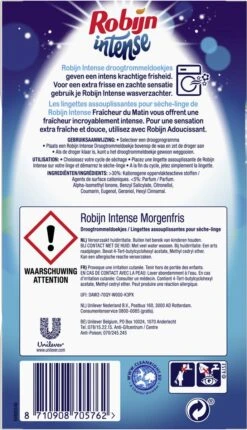 Robijn Droogtrommeldoekjes Intense 20 Stuks 16 Robijn Droogtrommeldoekjes Intense 20 Stuks -Dagelijkse Benodigdheden Winkel 690x1200 2