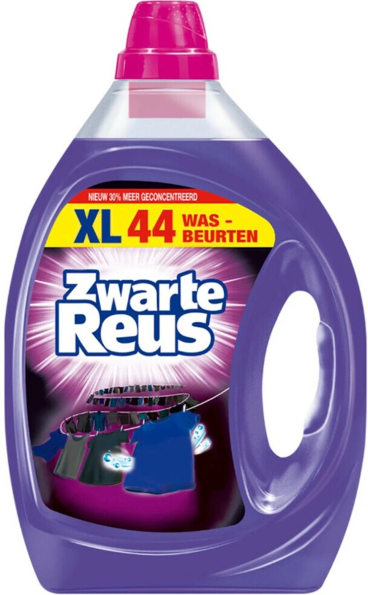 Zwarte Reus Gel - 44 Wasbeurten - Vloeibaar - Wasmiddel 14 Zwarte Reus Gel - 44 Wasbeurten - Vloeibaar - Wasmiddel - Afbeelding 12