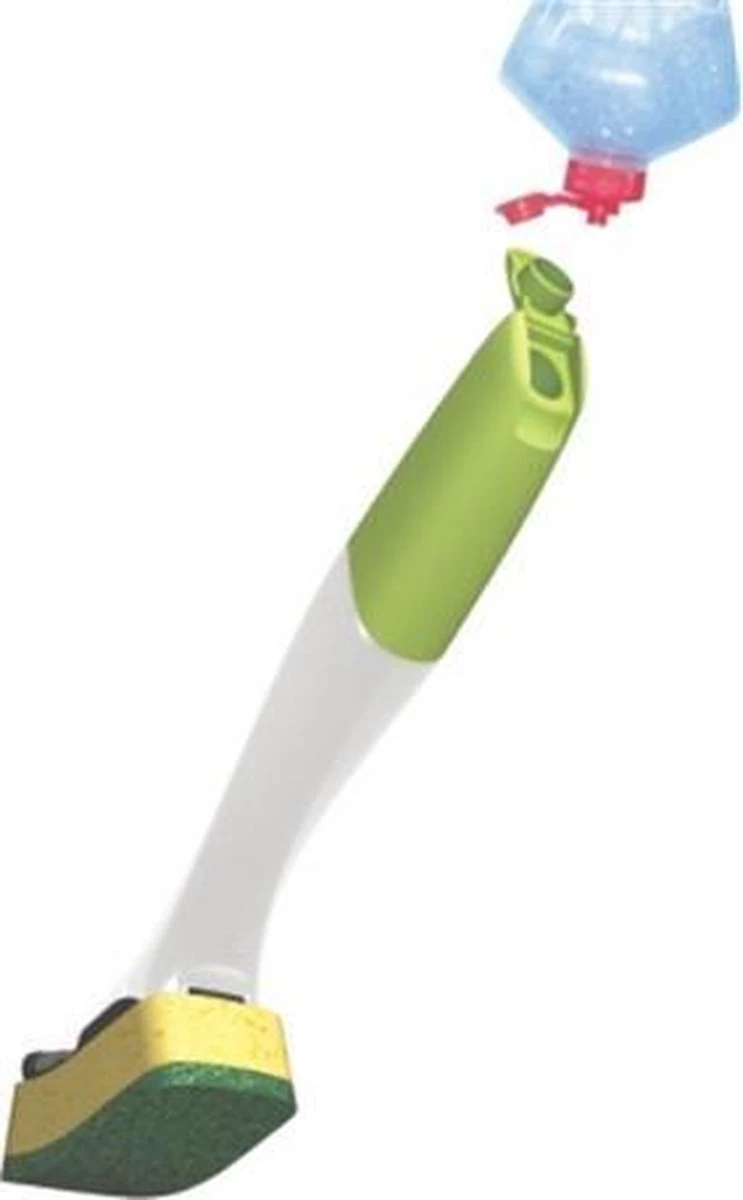 Dishmatic - Afwasborstel - Kunststof - Groen 4 Dishmatic - Afwasborstel - Kunststof - Groen - Afbeelding 2