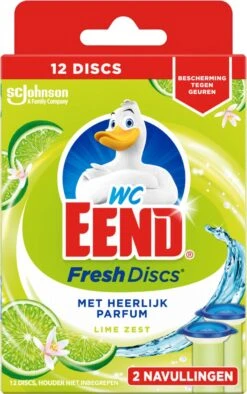 WC Eend Fresh Discs Navul Duo Lime 72 Ml 13 WC Eend Fresh Discs Navul Duo Lime 72 Ml -Dagelijkse Benodigdheden Winkel 752x1200