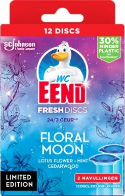 WC-Eend Fresh Discs Floral Moon + Navulling 12 Discs 7 WC-Eend Fresh Discs Floral Moon + Navulling 12 Discs -Dagelijkse Benodigdheden Winkel 767x1200 1