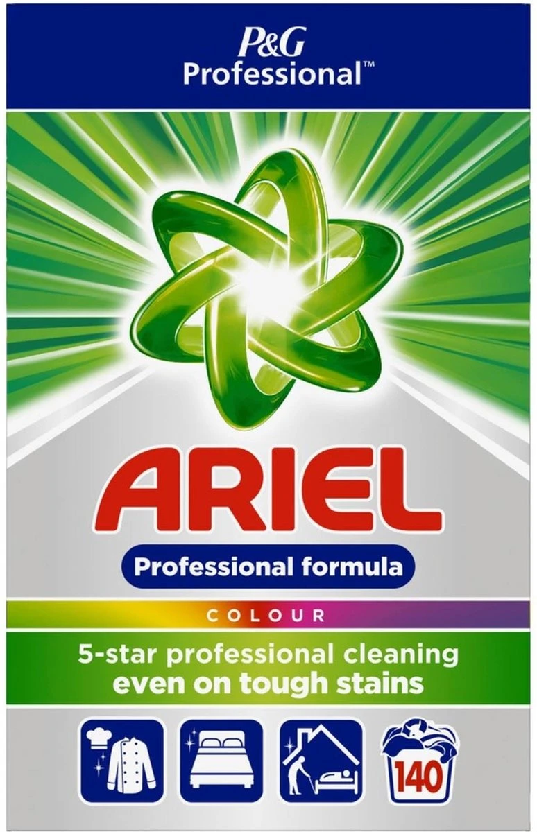 Ariel Professional Waspoeder Color - 8,45 Kg - 130 Wasbeurten 3 Ariel Professional Waspoeder Color - 8,45 Kg - 130 Wasbeurten
