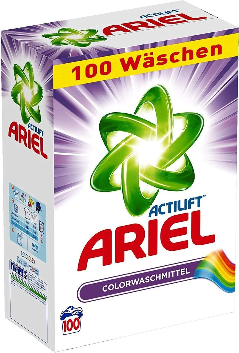 Ariel Waspoeder Kleur 6,5 KG - 100 Wasbeurten 4 Ariel Waspoeder Kleur 6,5 KG - 100 Wasbeurten - Afbeelding 2