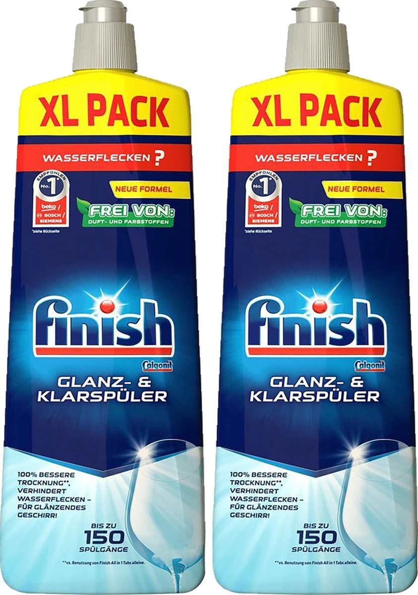 Finish Naspoelmiddel Glansspoelmiddel Regular Vaatwasmiddel 2x 750 Ml 3 Finish Naspoelmiddel Glansspoelmiddel Regular Vaatwasmiddel 2x 750 Ml