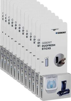 Geberit DuoFresh Sticks - 96 Stuks - Voordeelverpakking - Toilet/WC Blokjes Inbouwreservoir 16 Geberit DuoFresh Sticks - 96 Stuks - Voordeelverpakking - Toilet/WC Blokjes Inbouwreservoir -Dagelijkse Benodigdheden Winkel 850x1200