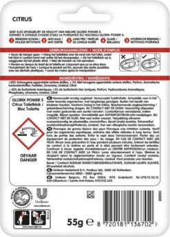 Glorix Power 5 Toiletblokken - Citroen - 9 Stuks - Voordeelverpakking 12 Glorix Power 5 Toiletblokken - Citroen - 9 Stuks - Voordeelverpakking -Dagelijkse Benodigdheden Winkel 860x1200 1