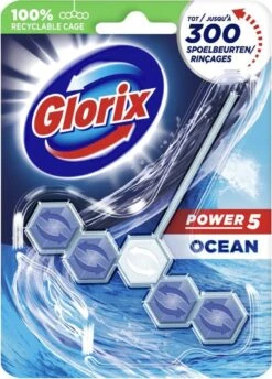Glorix Power 5 Toiletblokken - Ocean - 9 Stuks - Halfjaarbox - Voordeelverpakking -Dagelijkse Benodigdheden Winkel 861x1200 5