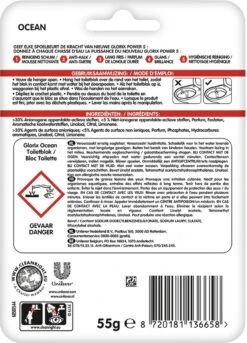 Glorix Power 5 Toiletblokken - Ocean - 9 Stuks - Halfjaarbox - Voordeelverpakking -Dagelijkse Benodigdheden Winkel 864x1200 2