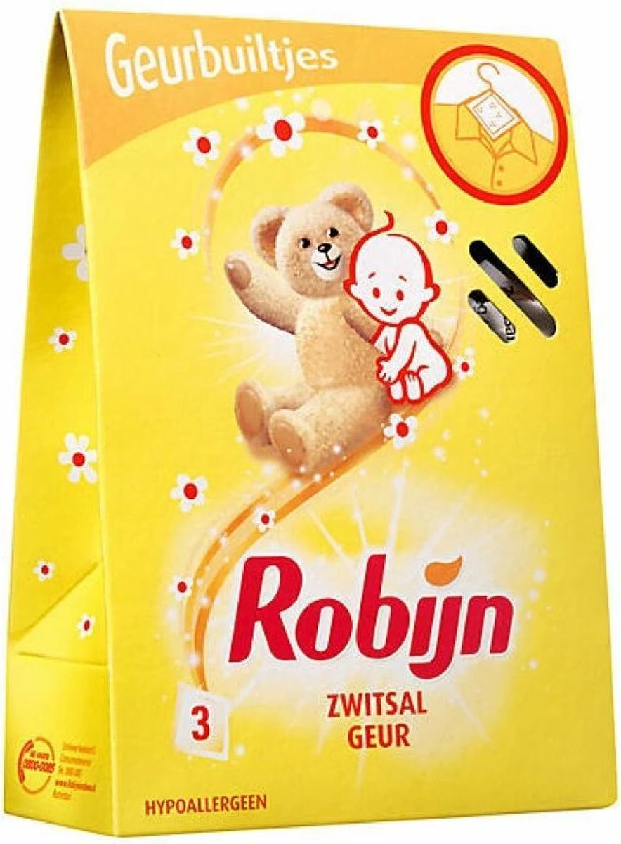 Robijn Geurbuiltje Zwitsal - 6 X 3 Stuks - Voordeelverpakking 7 Robijn Geurbuiltje Zwitsal - 6 X 3 Stuks - Voordeelverpakking - Afbeelding 5